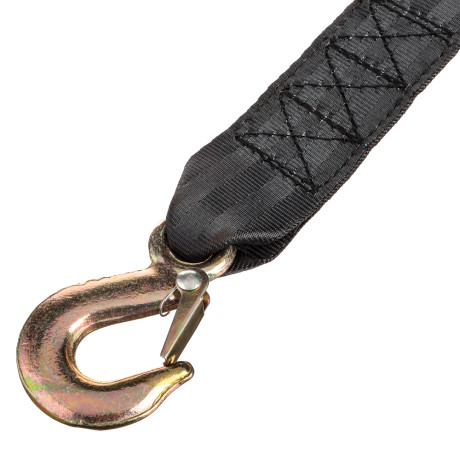 ЕРМАК Лебедка ручная шестеренчатая TRT 1301S (трос - ремень) 1360кг, длина троса 8м