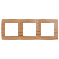 ЭРА 12 рамка СУ 3 мест. дуб, 12-5003-09 2299