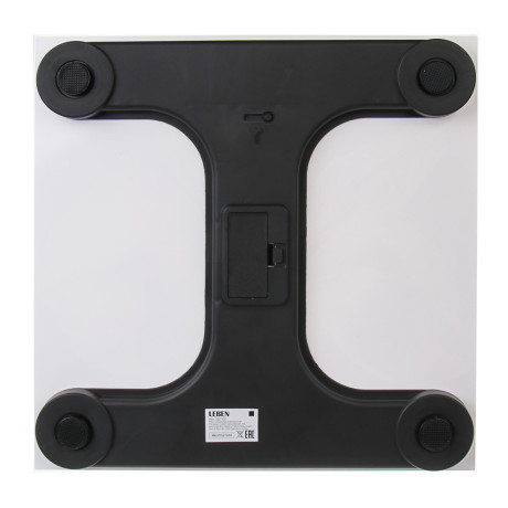 Весы напольные электронные "Ботаника" тм LEBEN, ЖК-дисплей, макс. нагр.до 180кг, 28х28см