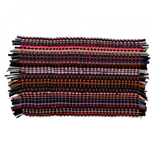 VETTA Коврик придверный плетеный эконом, полиэстер, 35х55см, разноцветный
