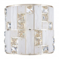 ODEON LIGHT 5072/28WL HALL ODL24 495 зол./прозр./белый/хрусталь/алебастр Бра LED 28W 3700K CROSSA