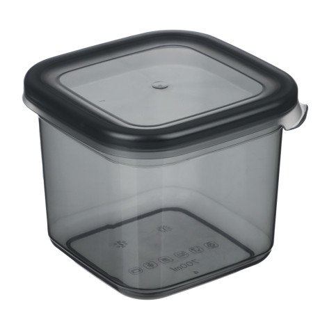 Ёмкость для сыпучих продуктов 0,7л 110х105х95мм, пластик, графит