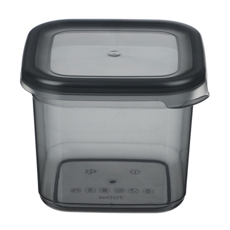 Ёмкость для сыпучих продуктов 0,7л 110х105х95мм, пластик, графит