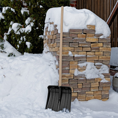 Лопата для уборки снега пластиковая, 350 х 350 мм, без черенка, Сибртех