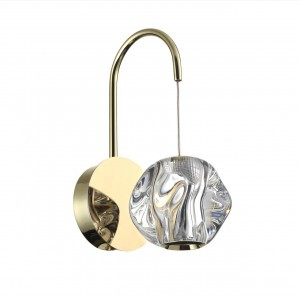 ODEON LIGHT 5085/5WL L-VISION ODL25 зол./прозр./мет/акрил Бра LED 5W 4000K 240lm JEMSTONE