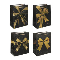 Пакет подарочный тм Fntastic M 18x23x10см, бумага, 4 дизайна, арт.9