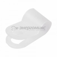 REXANT скоба под винт нейлон 6.6 5 мм (упак. 50шт. цена за упаковку) , (10!) 07-4405