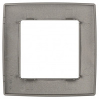 ЭРА 12 рамка СУ 1 мест. титан 12-5001-16