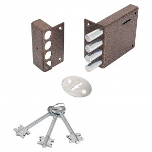 РостовНаДону ЗН 4-1 полимер с/вертуш левый Замок накладной (14)