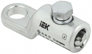 IEK Наконечник болтовой луженый НБЛ 35-150-16/1 35кВ UNB11-035-150-01-35