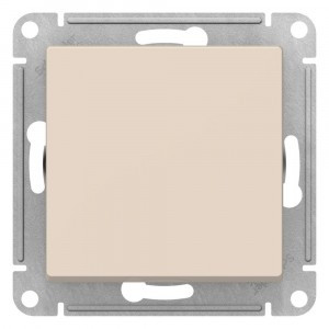 Systeme Electric AtlasDesign мех. выкл. СУ 1 кл. 2-полюсный, 10А, БЕЖЕВЫЙ ATN000221 (5!)