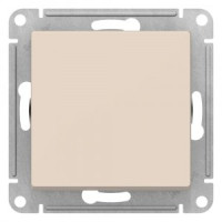 Systeme Electric AtlasDesign мех. выкл. СУ 1 кл. 2-полюсный, 10А, БЕЖЕВЫЙ ATN000221 (5!)