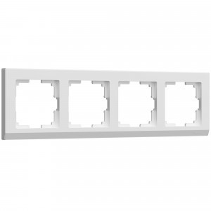 Werkel рамка СУ 4 мест. Stark (белый)  (WL04-Frame-04-white a028924)W0041801 a050914