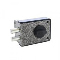 СТАНДАРТ Россия ЗН1-3-1С серебро 4 кл 2 ригеля Аналог Зенит ЗН1-3-1 Замок накладной (16)