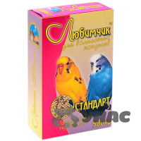 ЛЮБИМЧИК Корм (зерносмесь) для волнистых попугаев 500 г Стандарт Здоровье и активность 0078 х18