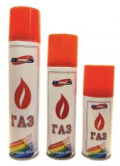Газ для зажигалок 210 мл, 5 насадок