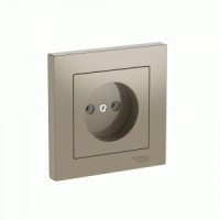 Systeme Electric ATLASDESIGN роз. СУ 1 мест., 16А (автоклеммы) ШАМПАНЬ ATN000540S (10!)