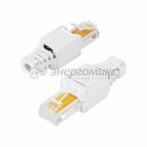 Штекер 8p8c cat5 (RJ45) быстрозажимной ручной Rexant, 05-1051