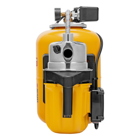 Насосная станция PS800X, 800 Вт, 3200 л/ч, ресивер 24 л, подъем 38 м, нержавейка Denzel