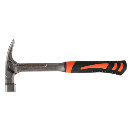 ЕРМАК X-PRO Молоток-гвоздодер цельнокованый 500 г, с магнитом