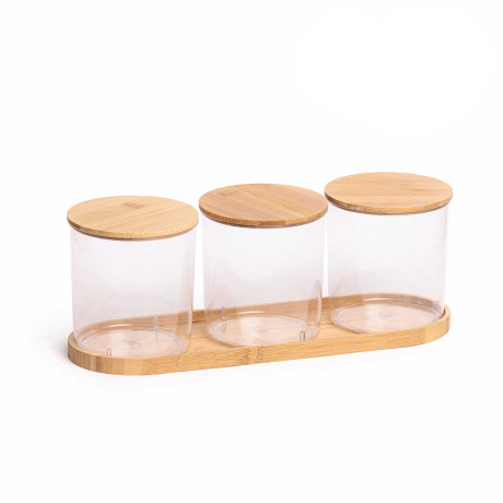 Набор конт д/сып прод Бамбук подставка БШ8541