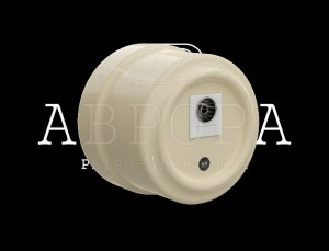 МЕЗОНИНЪ АВРОРА роз TV (SAT) оконечная, слоновая кость GE70322-02