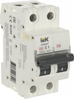 IEK ARMAT автоматический выкл. M06N 2P х-ка C 1А AR-M06N-2-C001