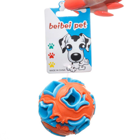 Игрушка для животных "Мяч" с бубенчиком 5 см NA2636