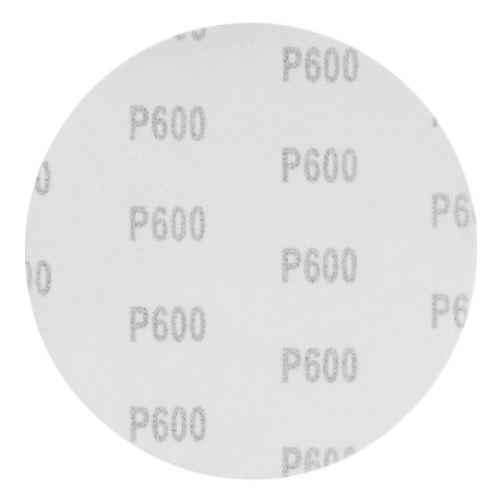 Круг абразивный на ворсовой подложке под "липучку", P 600, 150 мм, 5 шт Matrix