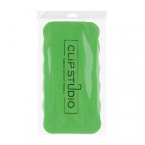 ClipStudio Стирательная губка для офисных досок, 10,5x5,5x2 см, ЭВА и фетр