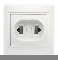 Smartbuy Венера роз. СУ комп.+телефон RJ-45+Phone 1 мест. белая  (SBE-01w-S1-RJPH)