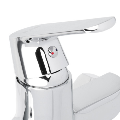 RAIN Смеситель для ванны Гранат, прямой излив 35см, душ. набор, картридж 35мм, латунь, хром