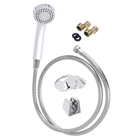 RAIN Смеситель для ванны Гранат, прямой излив 35см, душ. набор, картридж 35мм, латунь, хром