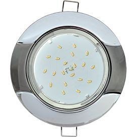 Ecola GX53 H4 св-к "Волна" Хром-Черный хром 38x116 FF71H4ECB (10!)