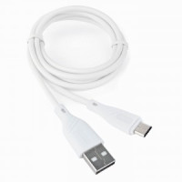 Дата-кабель USB(A)шт. - microUSBшт. Cablexpert серия Classic 1, 2,4A, 1м, белый, кор, подвес, 17909