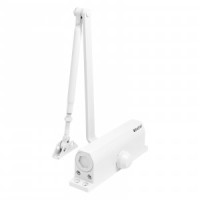 Доводчик дверной , морозостойкий БУЛАТ ULTIMATE ДД-150 A-W (80-160кг) белый(10)