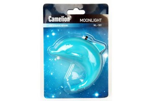 Camelion NL-181 ночник 0.5W 4LED 85x70x55 Дельфин  220V, пластик, выкл.