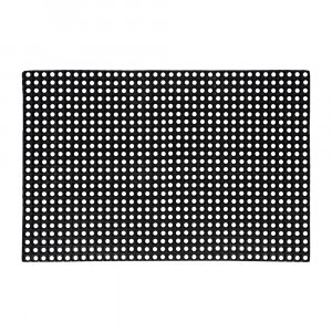 Коврик придверный грязесборный 100*150см, h=1,6см, ячеистый, резина 20004 Vortex