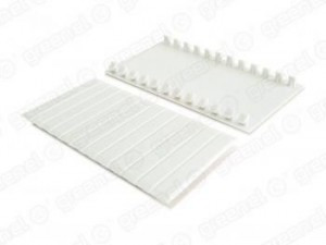 GREENEL Заглушка для щитов под автоматы 6 модулей,12сегментов БЕЛЫЙ (уп.10шт, цена за шт) GE60001-01