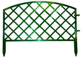 Заборчик "Решётка", высота 36,5см, общая длина 2,3м (5 деталей)