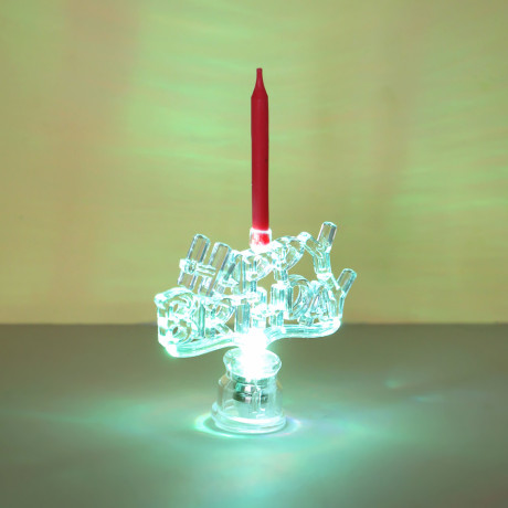 FNtastic Набор свечей для торта с подставкой с подсветкой LED, 3 цвета