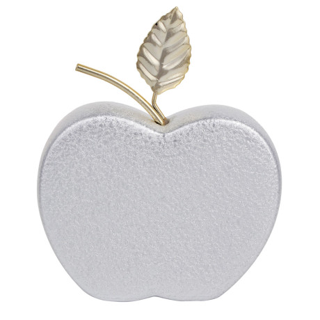 Фигурка декоративная, 14,5 см, керамика, цвет серебряный