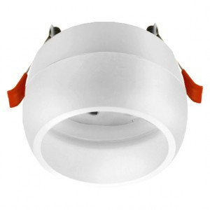 Ecola GX53SP 5377 св-к встраив. СПОТ Свера углублен. с матовым сводом Белый 90x52 SR537WECB (10!)