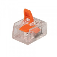 Jazzway клемма с рычагом СМК 221-412 2х(0,14-4мм2) 32А, PTC-2P (уп.50шт, цена за шт) 5050884