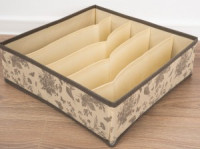 Короб органайзер для белья, 5 секций, 32x32x10 см, мат. нетканый, 17104, Elegance, Еврогарант