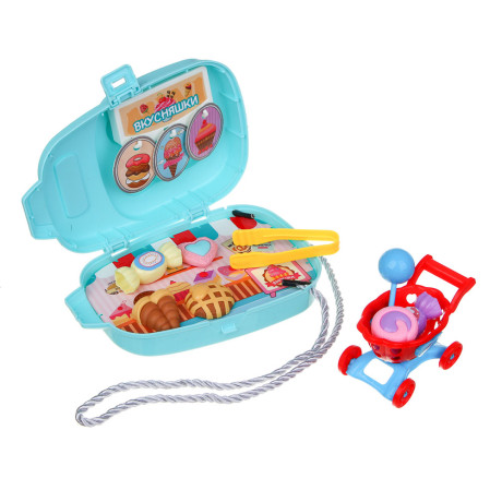 ИГРОЛЕНД Набор игровой в чемодане, мини, PP, ABS, картон, 12х6х18,5 см, 3 дизайна