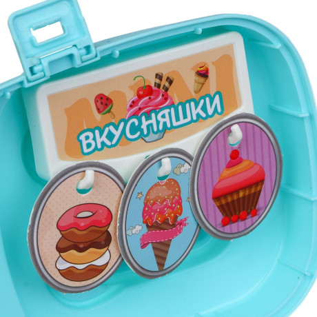 ИГРОЛЕНД Набор игровой в чемодане, мини, PP, ABS, картон, 12х6х18,5 см, 3 дизайна