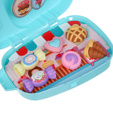 ИГРОЛЕНД Набор игровой в чемодане, мини, PP, ABS, картон, 12х6х18,5 см, 3 дизайна