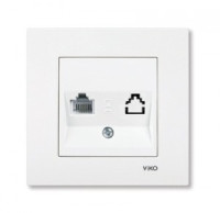 VIKO by Panasonic KARRE роз. телеф. (RJ11) крем   90960113