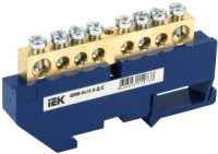 IEK шина N "Ноль" (нул.) на DIN-изол ШНИ-8х12-8-Д-С